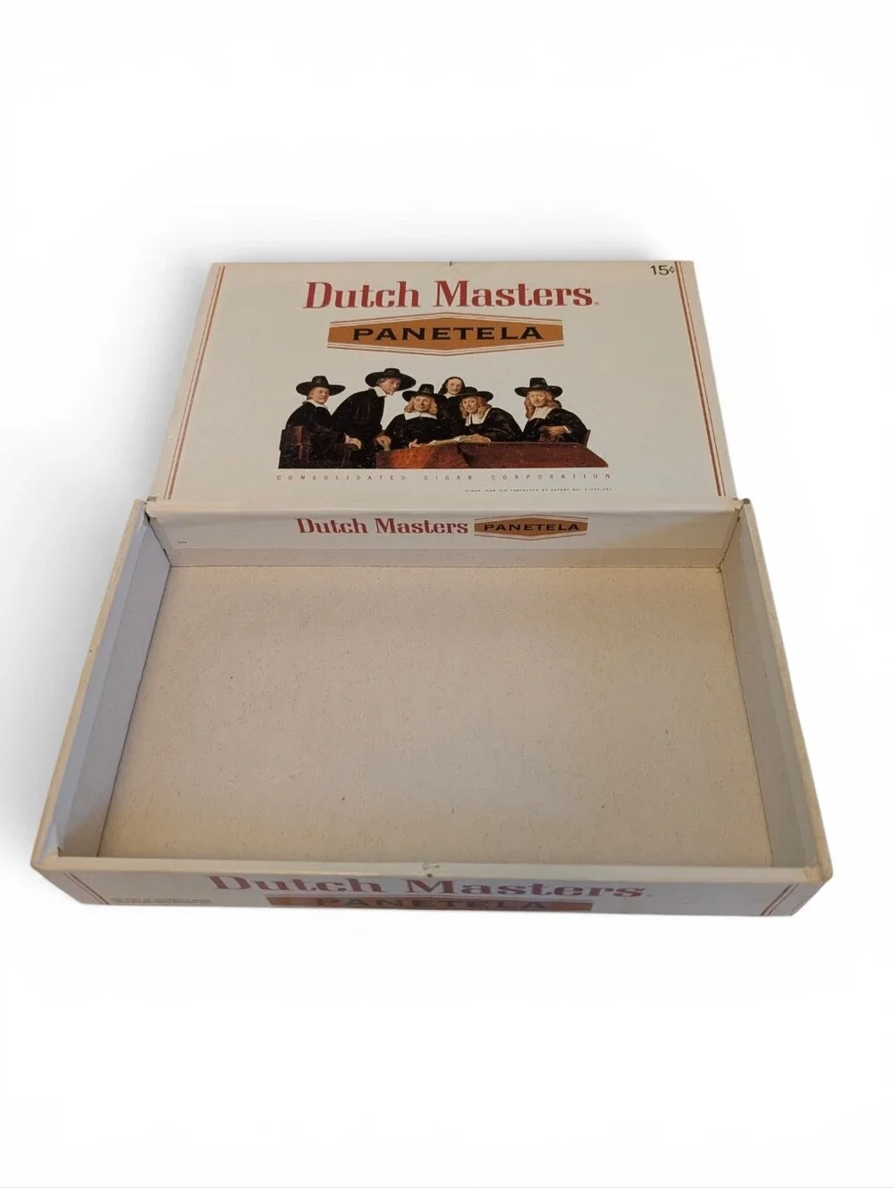 VINTAGE Dutch Masters Cigar Box Panetela De Luxe Empty